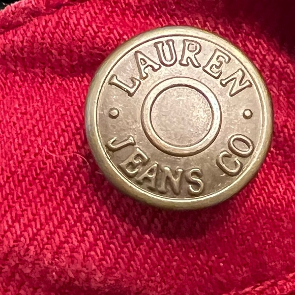 Lauren Ralph Lauren Modern Straight Jeans - Red size 10 - Picture 5 of 7